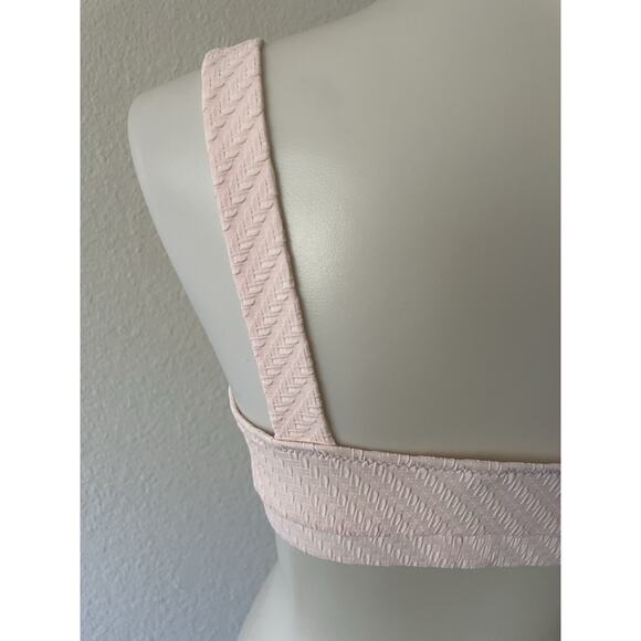 Solid & Striped Swim Pullover Bikini Top Textured Swimwear - Picture 6 of 8